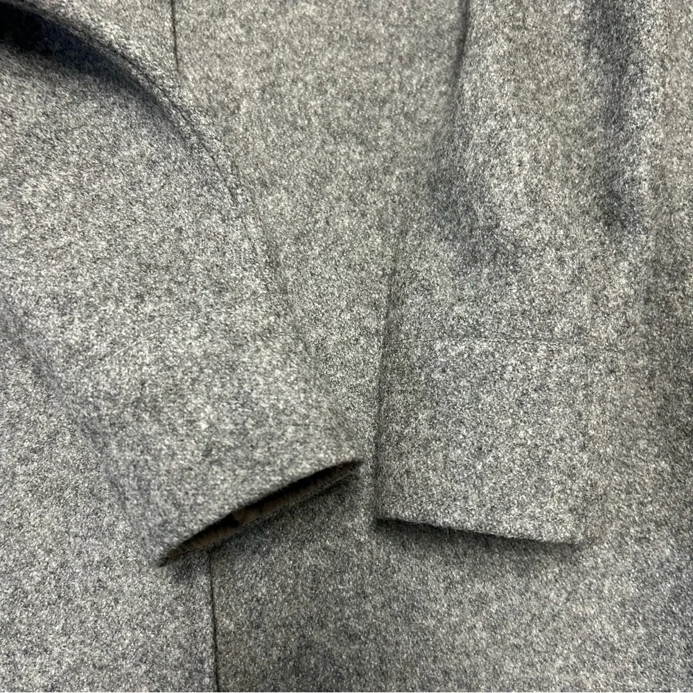 Jil Sander classic wool shirt jacket in gray Women’s Size 34 or US Small - Picture 8 of 12